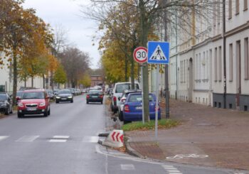 Blick in die Karlstrasse Dessau