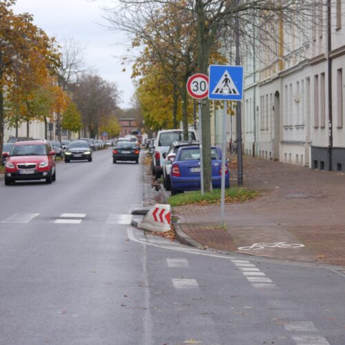 Blick in die Karlstrasse Dessau